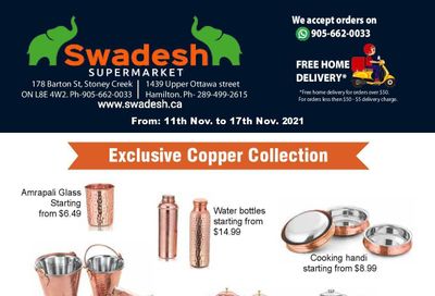 Swadesh Supermarket Flyer November 11 to 17
