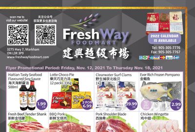 FreshWay Foodmart Flyer November 12 to 18