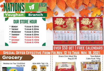 Nations Fresh Foods (Vaughan) Flyer November 12 to 18