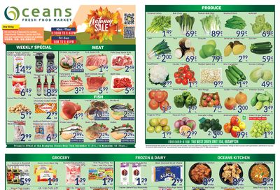 Oceans Fresh Food Market (Brampton) Flyer November 12 to 18