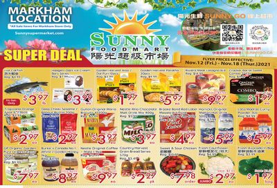 Sunny Foodmart (Markham) Flyer November 12 to 18