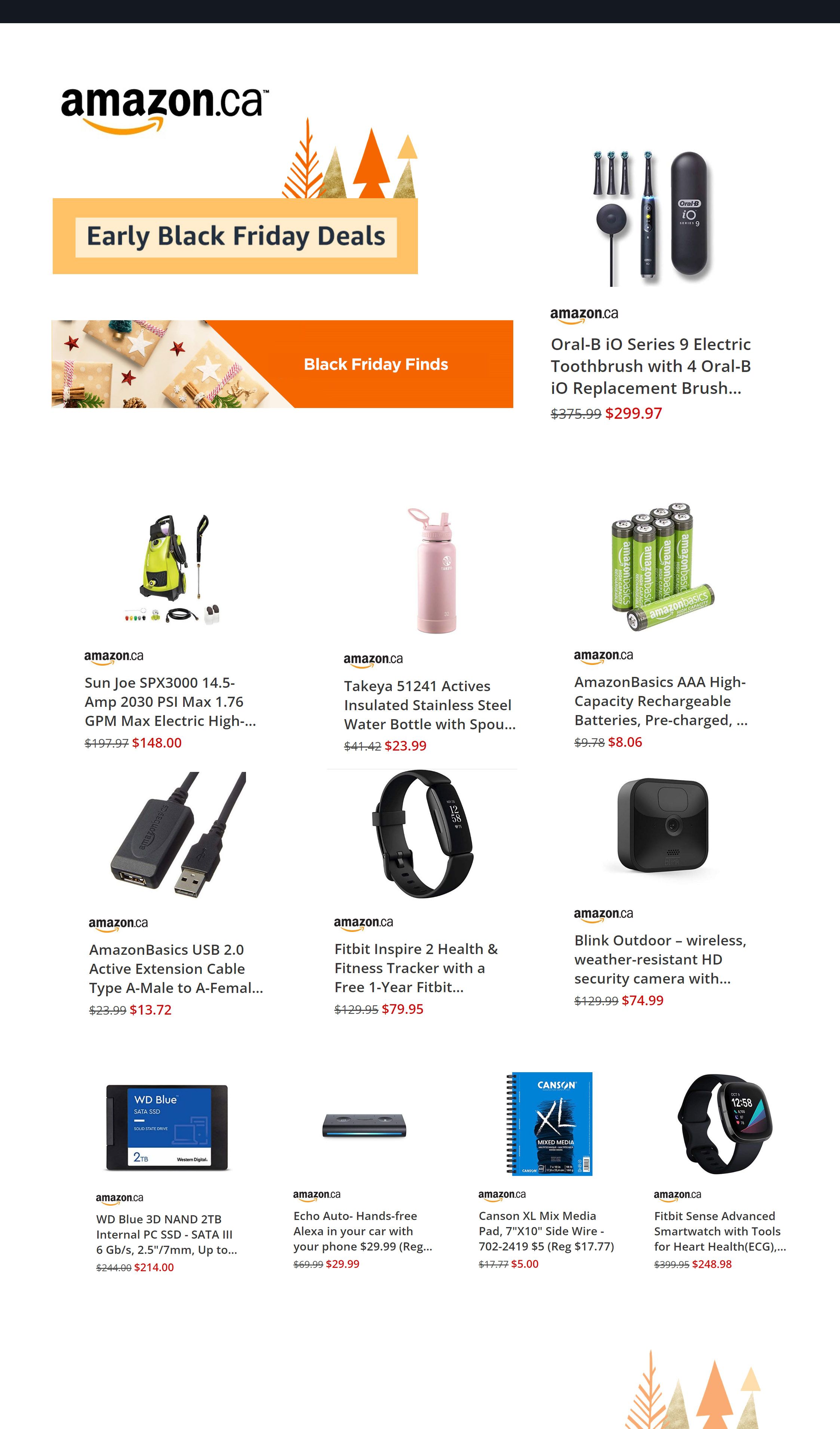Amazon.ca Daily Deals Black Friday Flyer November 11, 2021