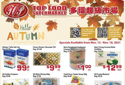Top Food Supermarket Flyer November 12 to 18