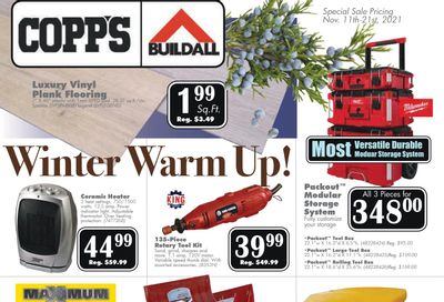 COPP's Buildall Flyer November 11 to 21