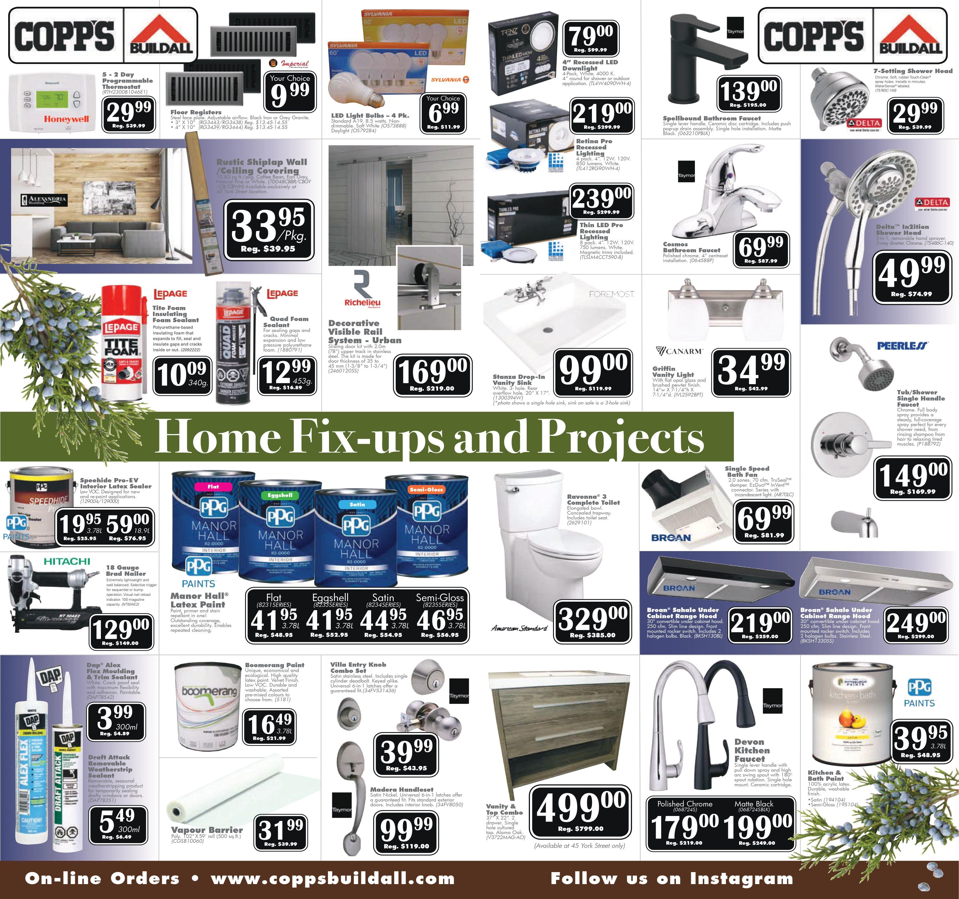 COPP's Buildall Flyer November 11 to 21