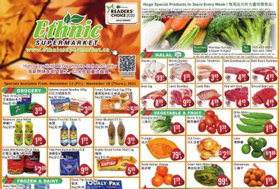 Ethnic Supermarket Flyer November 12 to 18