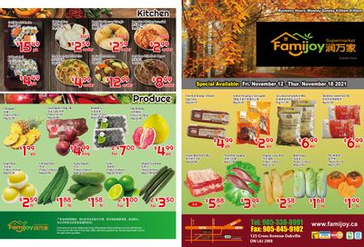 Famijoy Supermarket Flyer November 12 to 18