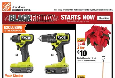 Home Depot (ON) Black Friday Starts Now Flyer November 12 to 17