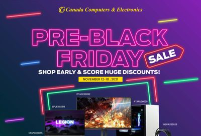 Canada Computers Pre Black Friday Flyer November 12 to 18, 2021