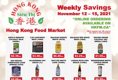 Hong Kong Food Market Flyer November 12 to 15