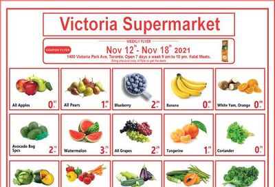 Victoria Supermarket Flyer November 12 to 18