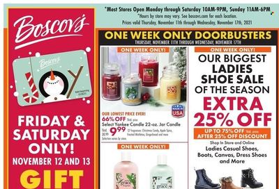 Boscov's (CT, DE, MD, NJ, NY, PA) Weekly Ad Flyer November 14 to November 21