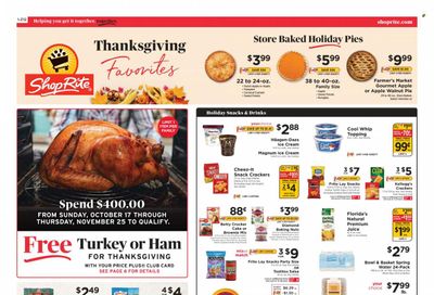 ShopRite (CT, DE, MD, NJ, NY, PA) Weekly Ad Flyer November 14 to November 21