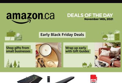 Amazon.ca Daily Deals Black Friday Flyer November 14, 2021