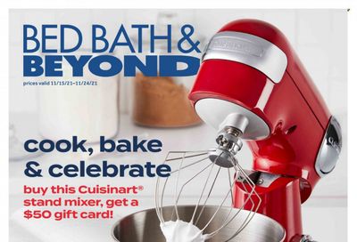 Bed Bath & Beyond Weekly Ad Flyer November 15 to November 22