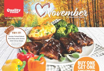 Quality Foods Flyer November 15 to 21