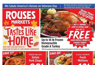 Rouses Markets (AL, LA, MS) Weekly Ad Flyer November 15 to November 22