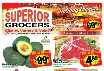 Superior Grocers (CA) Weekly Ad Flyer November 15 to November 22