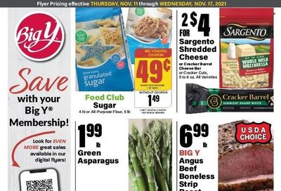 Big Y (MA) Weekly Ad Flyer November 15 to November 22