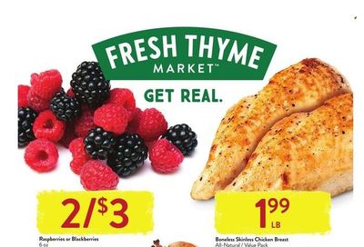 Fresh Thyme Weekly Ad Flyer November 16 to November 23