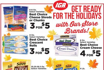 IGA Weekly Ad Flyer November 16 to November 23