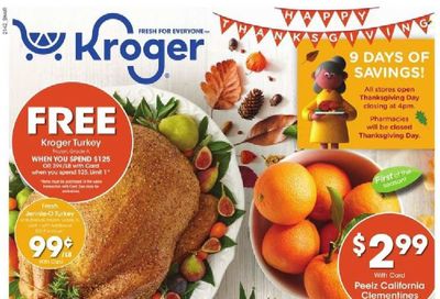 Kroger (GA, IL, LA, MI, OK, SC, TN, TX, VA) Weekly Ad Flyer November 16 to November 23