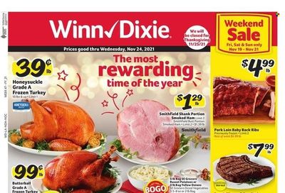Winn Dixie (AL, FL, GA, LA) Weekly Ad Flyer November 16 to November 23