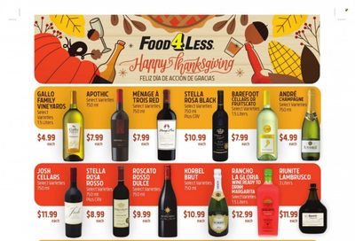 Food 4 Less (CA) Weekly Ad Flyer November 16 to November 23