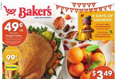 Baker's (NE) Weekly Ad Flyer November 16 to November 23