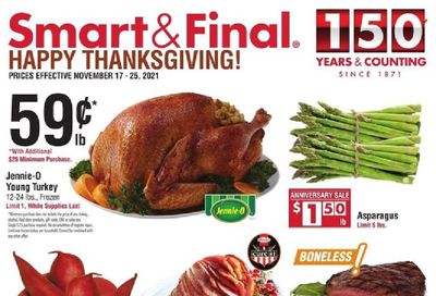 Smart & Final (AZ, CA) Weekly Ad Flyer November 16 to November 23