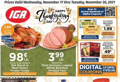 IGA Weekly Ad Flyer November 16 to November 23