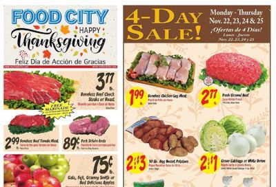 Food City (GA, TN, VA) Weekly Ad Flyer November 16 to November 23