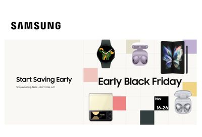 Samsung Canada Black Friday Flyer November 16 to 26, 2021