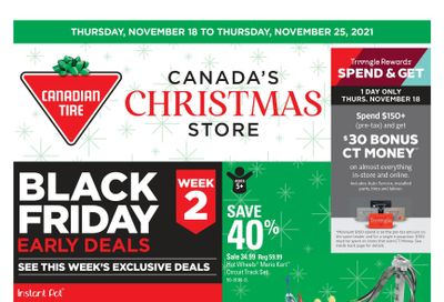 Canadian Tire Black Friday Deals (ON) Flyer November 18 to 25, 2021