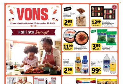 Vons (CA) Weekly Ad Flyer November 17 to November 24