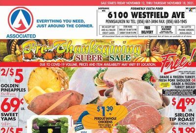 Associated Supermarkets (NY) Weekly Ad Flyer November 17 to November 24