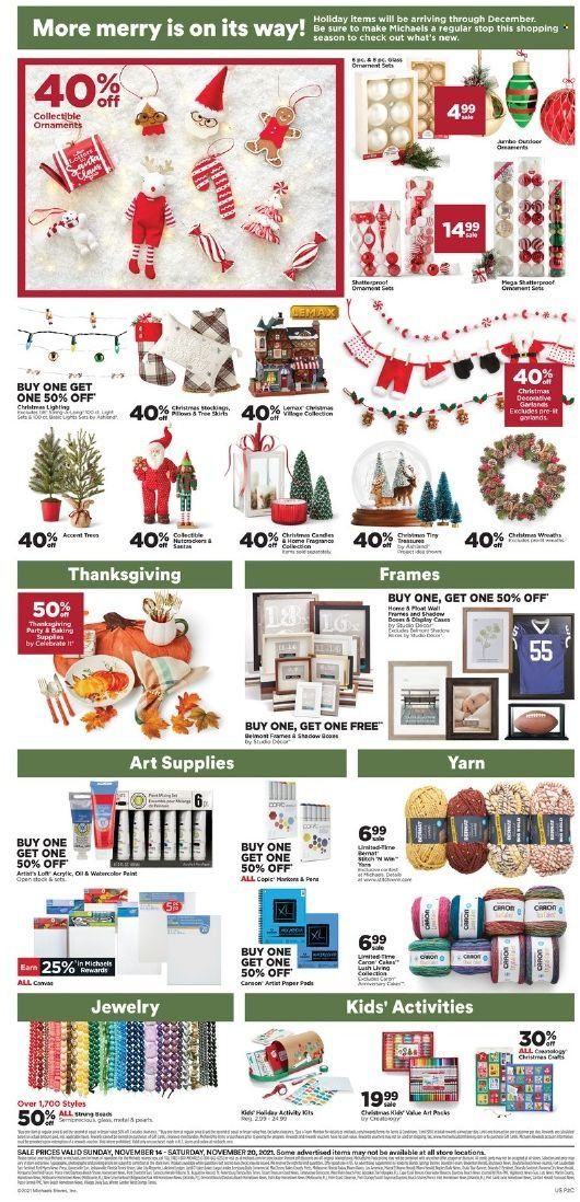 Michaels Weekly Ad Flyer November 17 to November 24