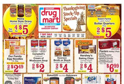 Discount Drug Mart (OH) Weekly Ad Flyer November 17 to November 24