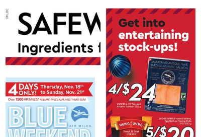 Safeway/Sobeys (BC) Flyer November 18 to 24