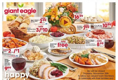 Giant Eagle (OH, PA) Weekly Ad Flyer November 17 to November 24