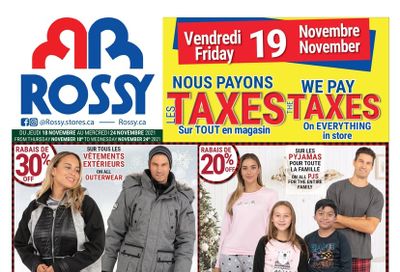 Rossy Flyer November 18 to 24
