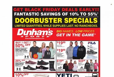 Dunham's Sports (TN) Weekly Ad Flyer November 17 to November 24