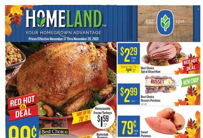 Homeland (OK, TX) Weekly Ad Flyer November 17 to November 24
