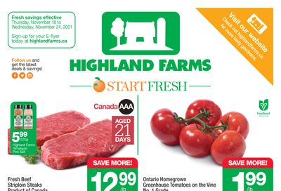 Highland Farms Flyer November 18 to 24