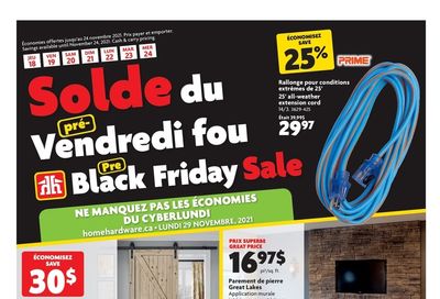 Home Hardware Building Centre (QC) Black Friday Flyer November 18 to 24, 2021