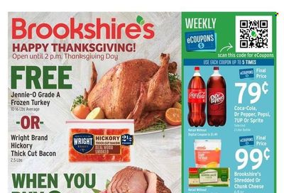 Brookshires (AR, LA, TX) Weekly Ad Flyer November 17 to November 24