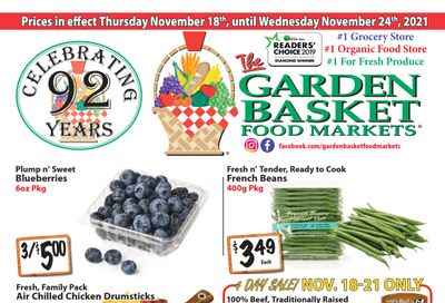 The Garden Basket Flyer November 18 to 24