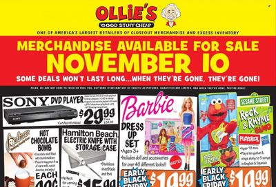 Ollie's Bargain Outlet Weekly Ad Flyer November 17 to November 24