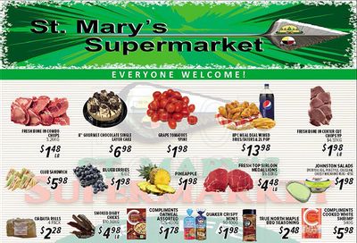 St. Mary's Supermarket Flyer November 17 to 23