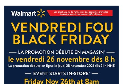 Walmart Canada (QC) Black Friday Flyer November 25 to 28, 2021